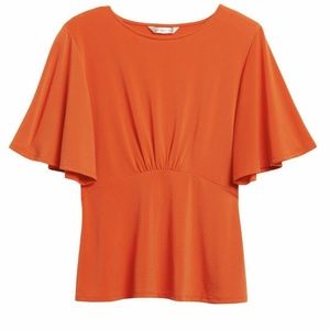 NWOT - Banana Republic Peplum Blouse